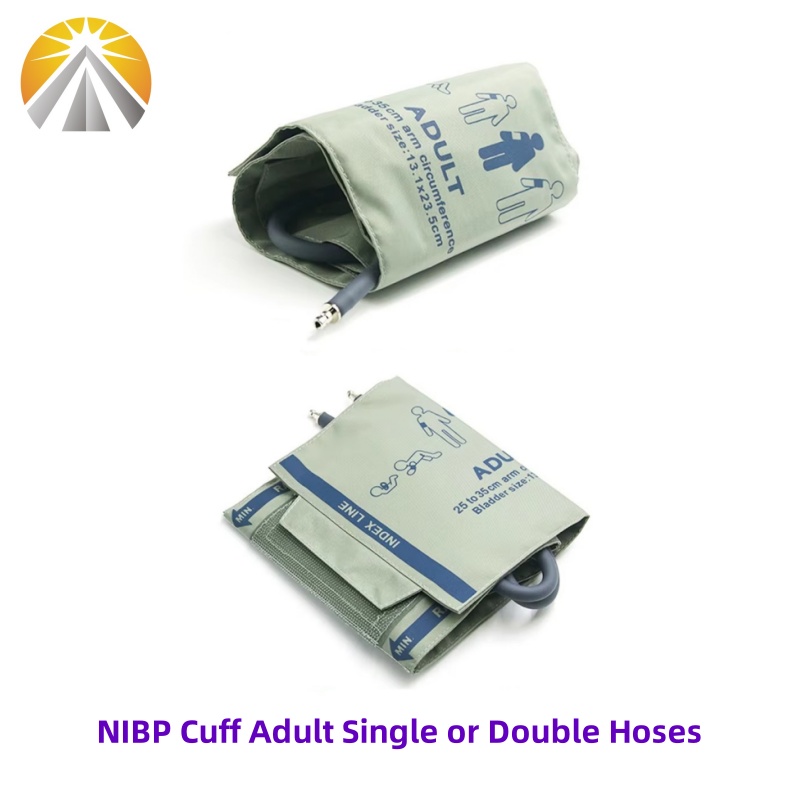Dual Monitor Stand - Reusable Blood Pressure NIBP Cuff Adult