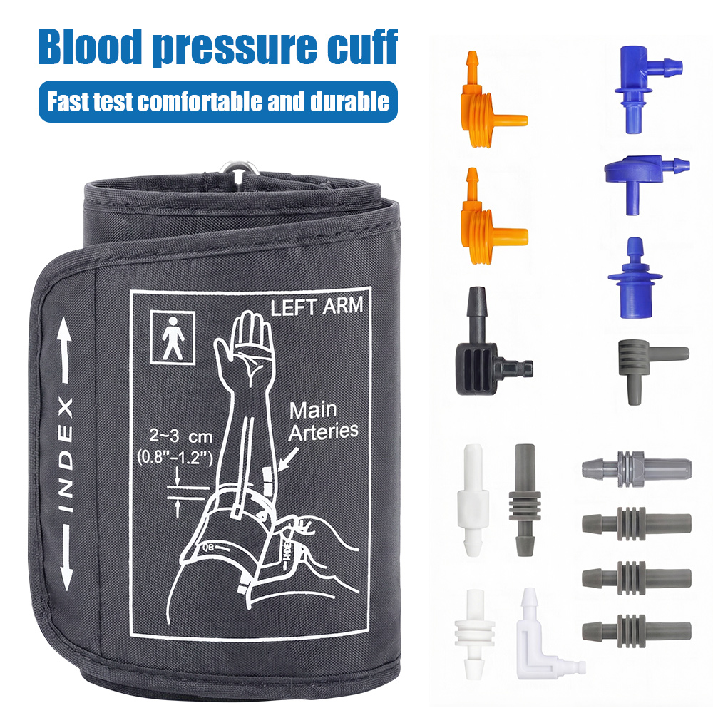 Dual Monitor Stand - Universal Blood Pressure Cuff with 16
