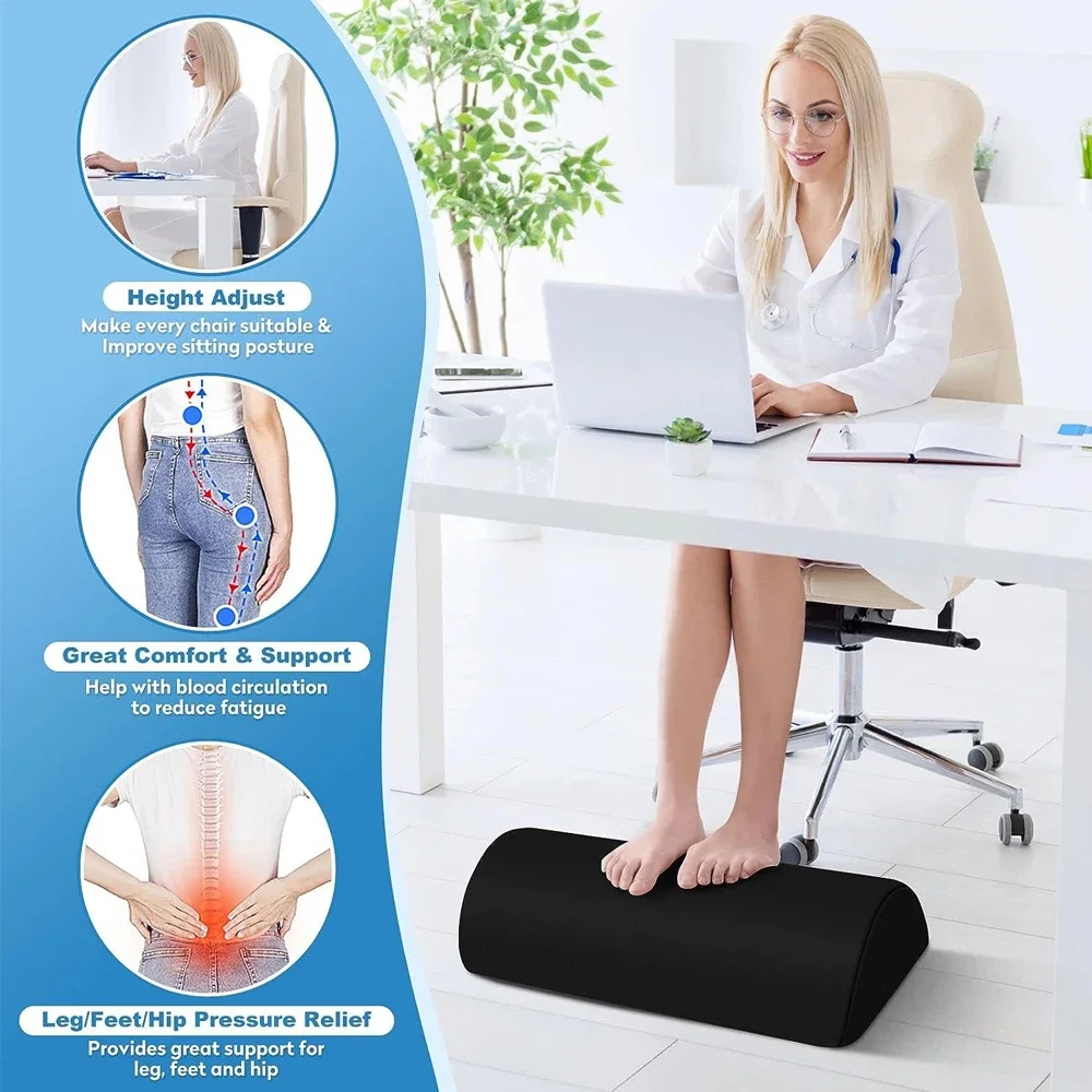 Comfort Foot Rest Under Desk A - Footrest Under Desk ulasan dan harga