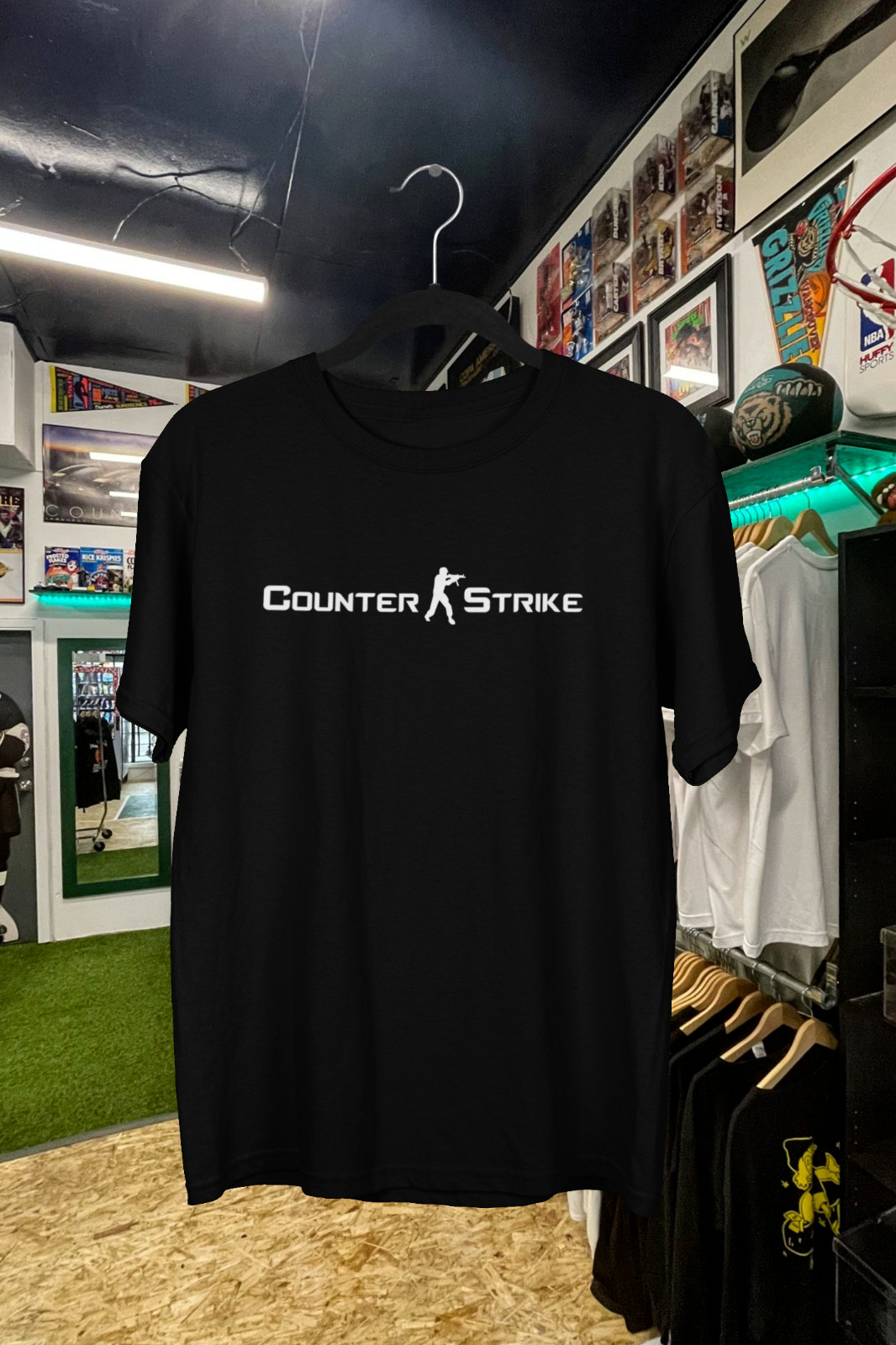 Vintage Counter Strike text Lo - Esports Gaming Logos ulasan dan harga