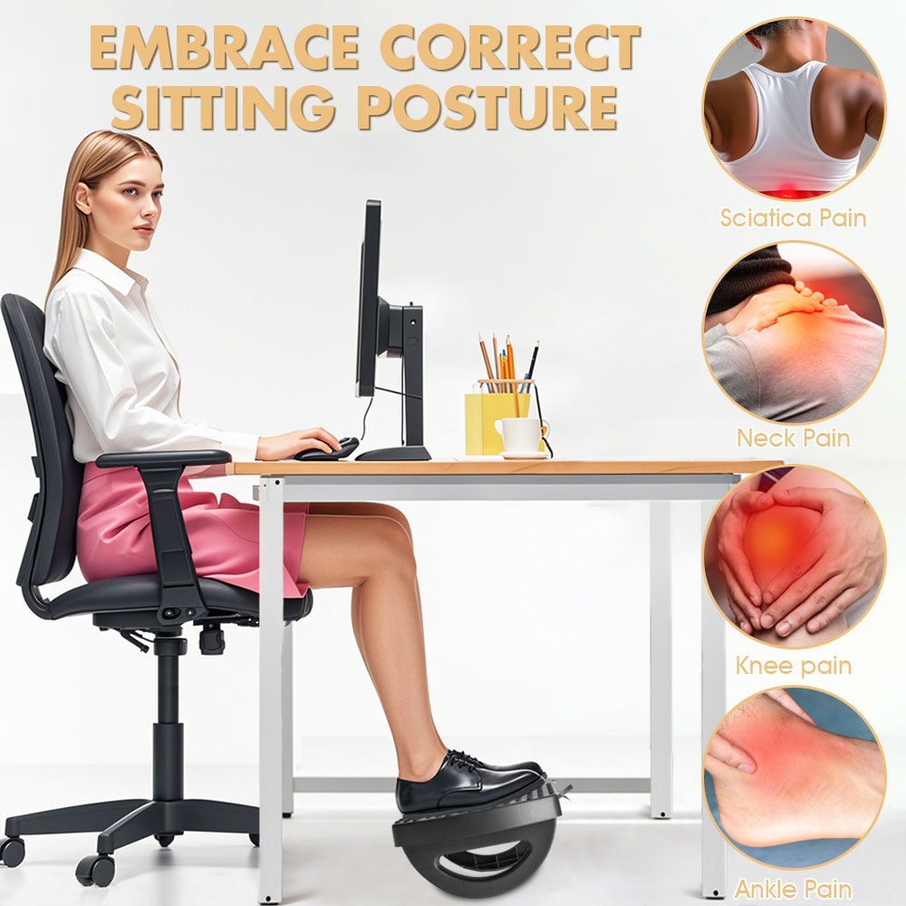 Portable Home Office Footstool - Footrest Under Desk ulasan dan harga