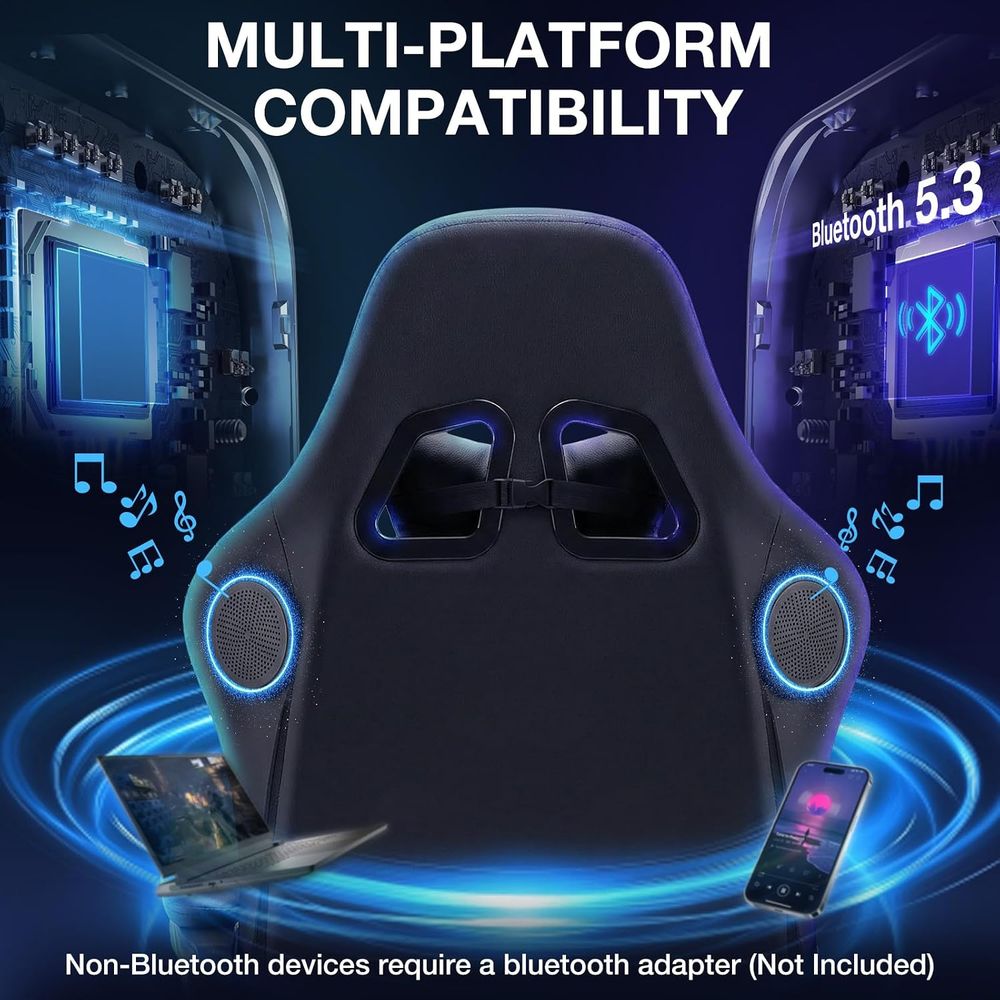 RGB Gaming Chair with Bluetoot - Rgb Gaming Chair ulasan dan harga
