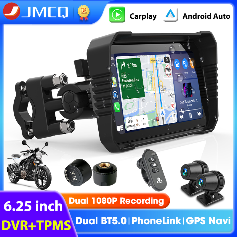 6.25 inch Carplay Screen Motor - Dual Monitor Stand ulasan dan harga