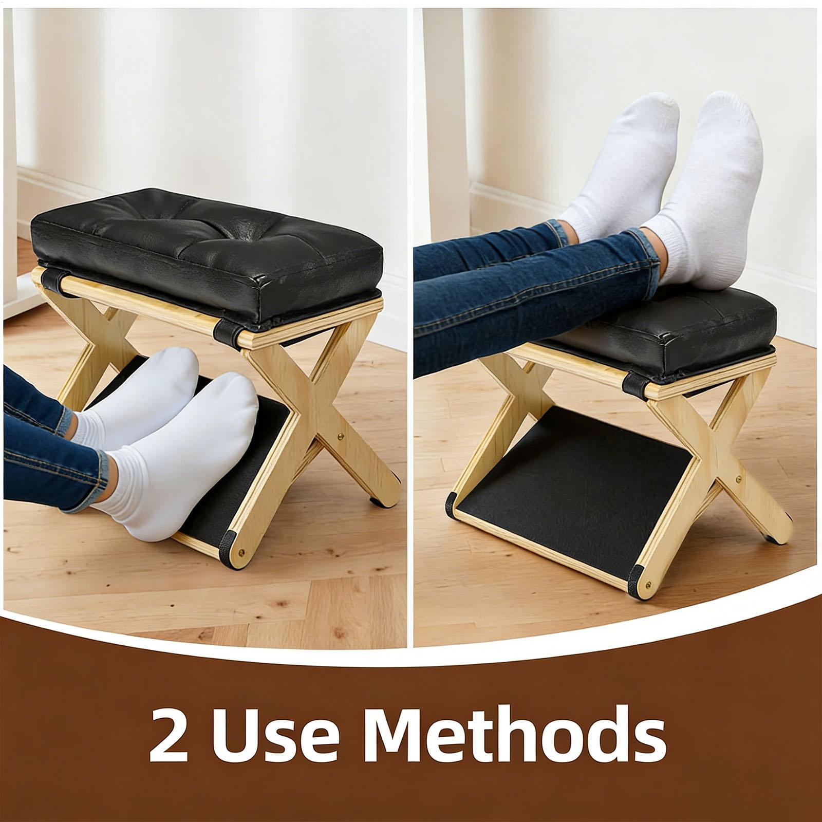 Foot Rest Under Desk Wooden Do - Footrest Under Desk ulasan dan harga