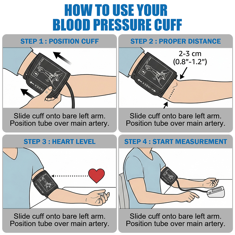 Universal Blood Pressure Cuff  - Dual Monitor Stand ulasan dan harga