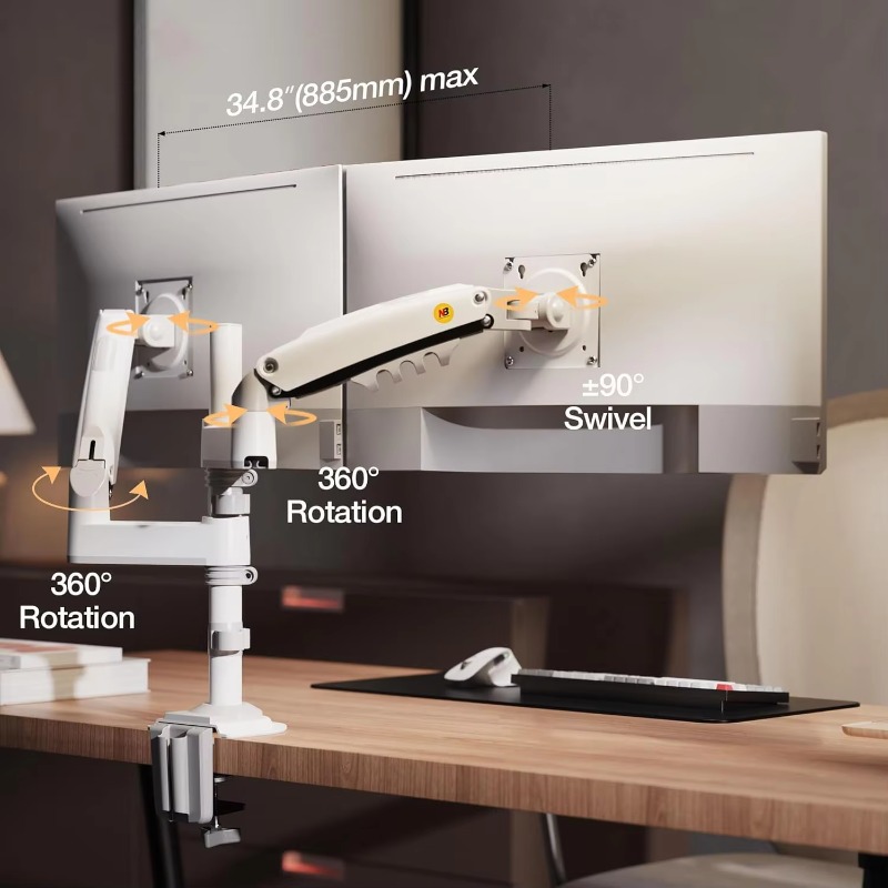 Dual Monitor Desk Mount Stand  - Dual Monitor Stand ulasan dan harga